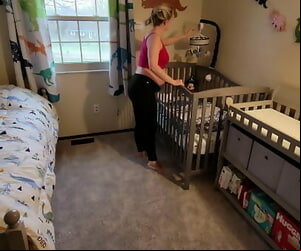 Pregnant Mom gets stuck in..